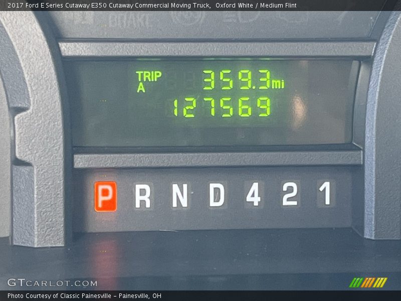 Oxford White / Medium Flint 2017 Ford E Series Cutaway E350 Cutaway Commercial Moving Truck