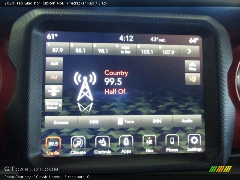 Firecracker Red / Black 2020 Jeep Gladiator Rubicon 4x4