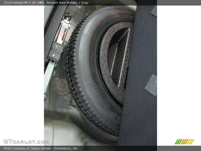 Modern Steel Metallic / Gray 2019 Honda HR-V EX AWD