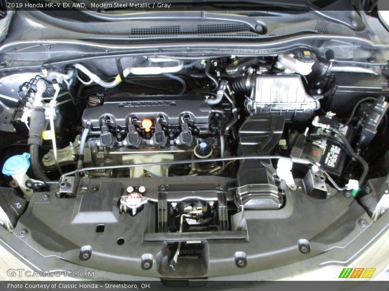 Modern Steel Metallic / Gray 2019 Honda HR-V EX AWD
