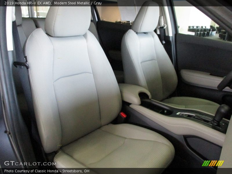 Modern Steel Metallic / Gray 2019 Honda HR-V EX AWD