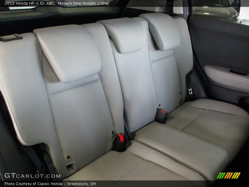 Modern Steel Metallic / Gray 2019 Honda HR-V EX AWD