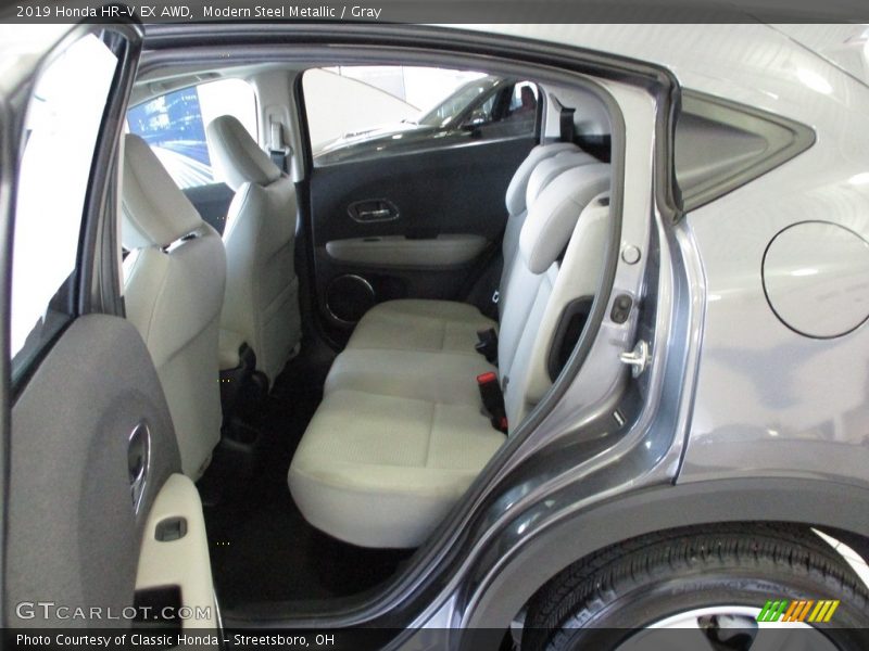 Modern Steel Metallic / Gray 2019 Honda HR-V EX AWD
