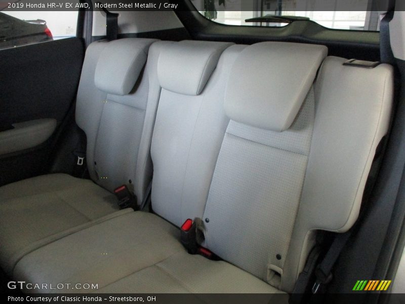 Modern Steel Metallic / Gray 2019 Honda HR-V EX AWD
