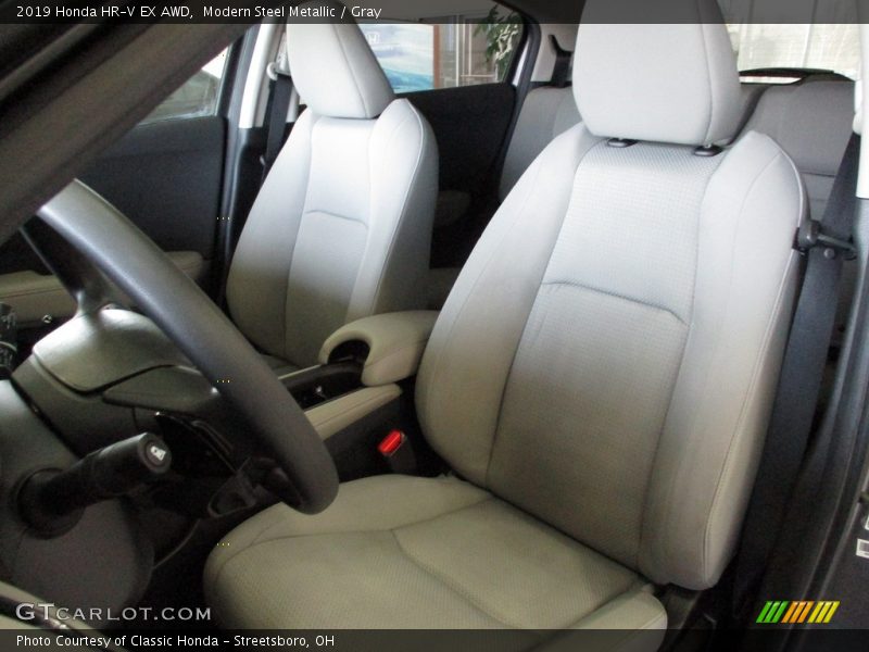 Modern Steel Metallic / Gray 2019 Honda HR-V EX AWD
