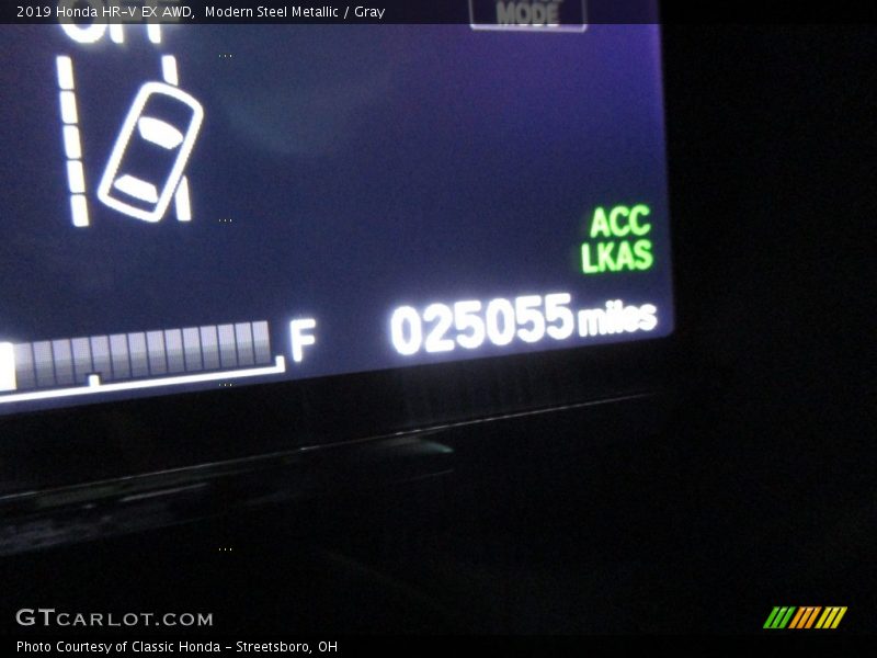 Modern Steel Metallic / Gray 2019 Honda HR-V EX AWD