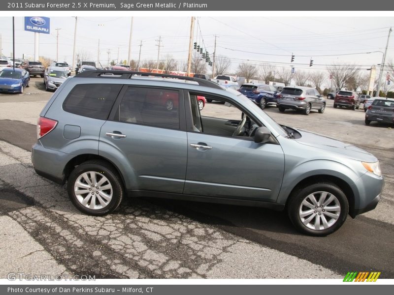 Sage Green Metallic / Platinum 2011 Subaru Forester 2.5 X Premium