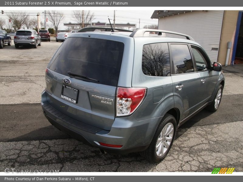Sage Green Metallic / Platinum 2011 Subaru Forester 2.5 X Premium