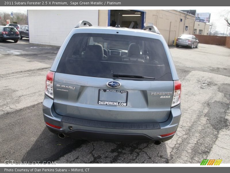 Sage Green Metallic / Platinum 2011 Subaru Forester 2.5 X Premium