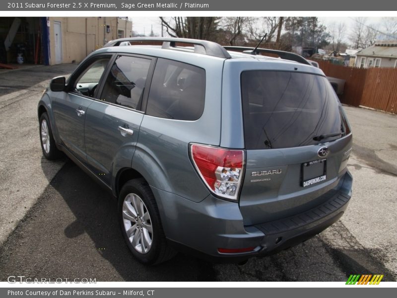 Sage Green Metallic / Platinum 2011 Subaru Forester 2.5 X Premium
