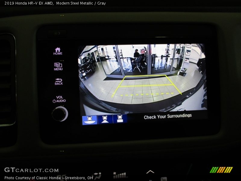 Modern Steel Metallic / Gray 2019 Honda HR-V EX AWD