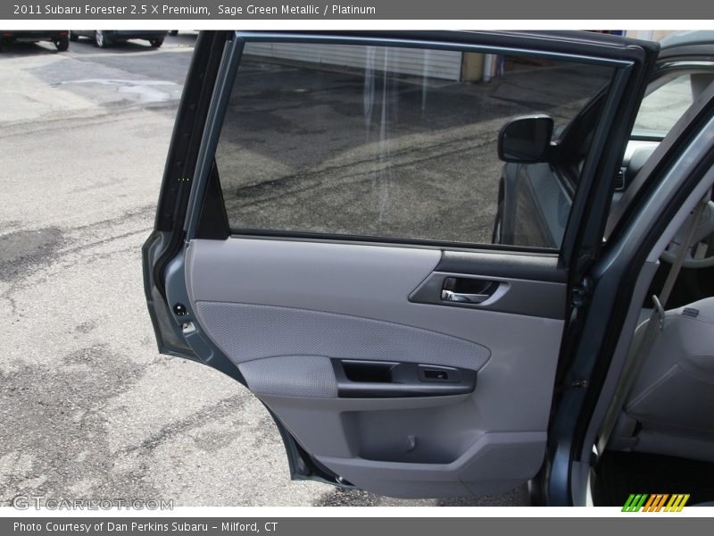 Sage Green Metallic / Platinum 2011 Subaru Forester 2.5 X Premium