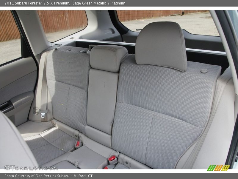 Sage Green Metallic / Platinum 2011 Subaru Forester 2.5 X Premium