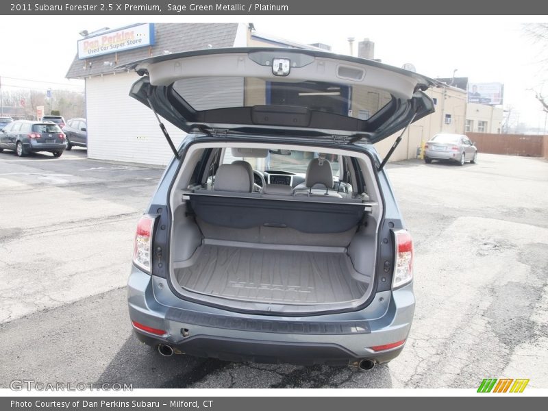 Sage Green Metallic / Platinum 2011 Subaru Forester 2.5 X Premium