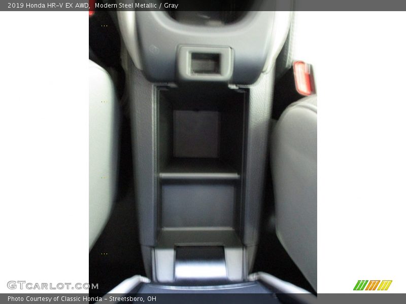 Modern Steel Metallic / Gray 2019 Honda HR-V EX AWD