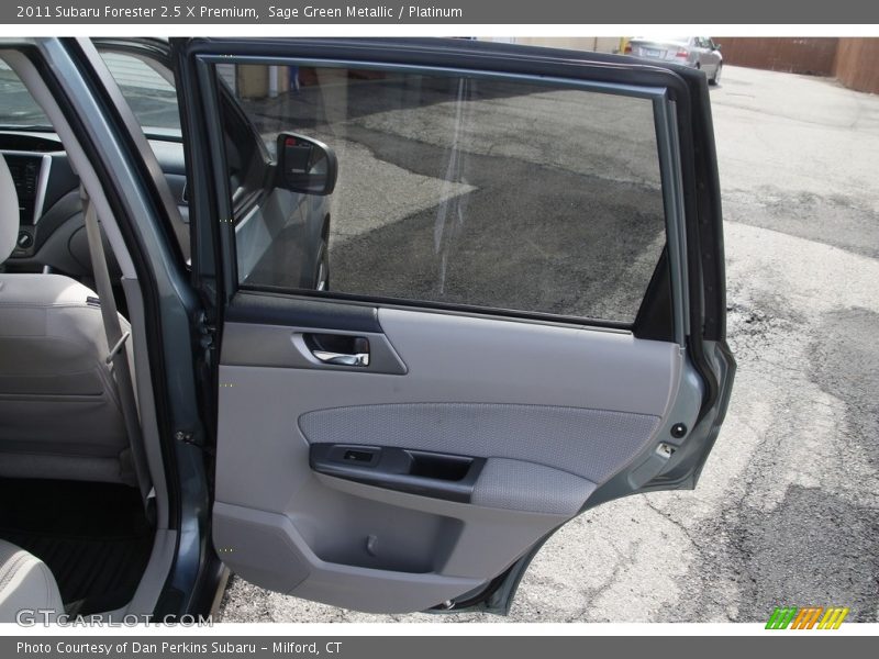 Sage Green Metallic / Platinum 2011 Subaru Forester 2.5 X Premium