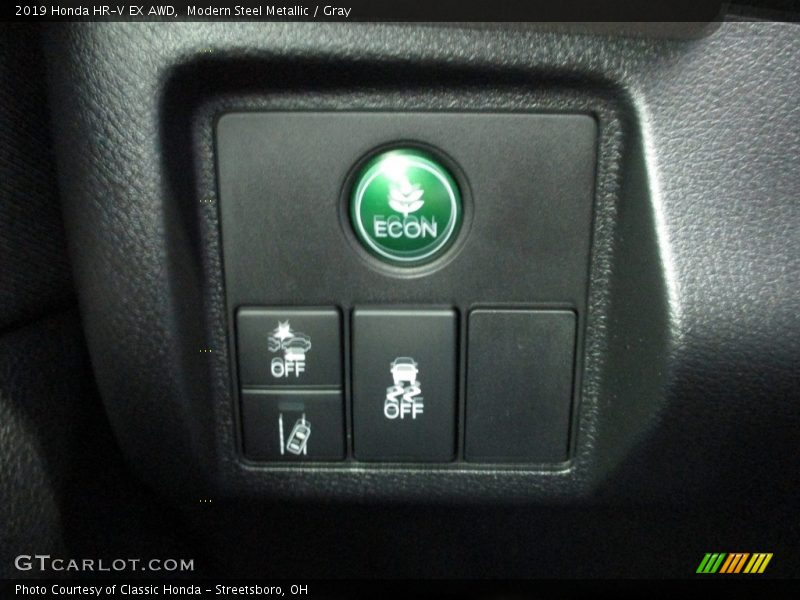 Modern Steel Metallic / Gray 2019 Honda HR-V EX AWD