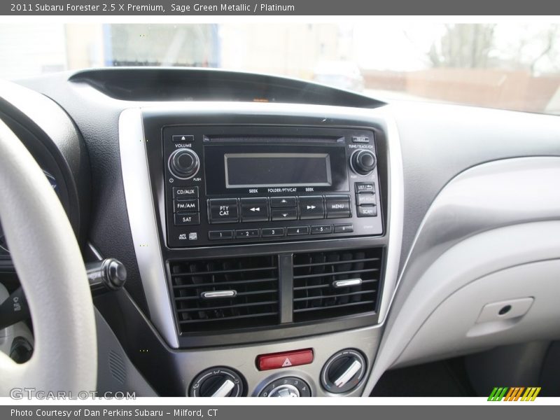 Sage Green Metallic / Platinum 2011 Subaru Forester 2.5 X Premium