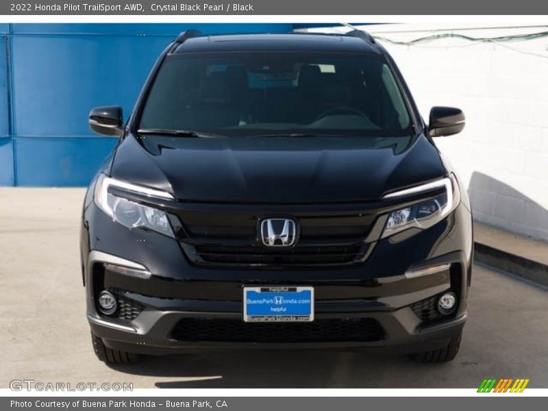 Crystal Black Pearl / Black 2022 Honda Pilot TrailSport AWD