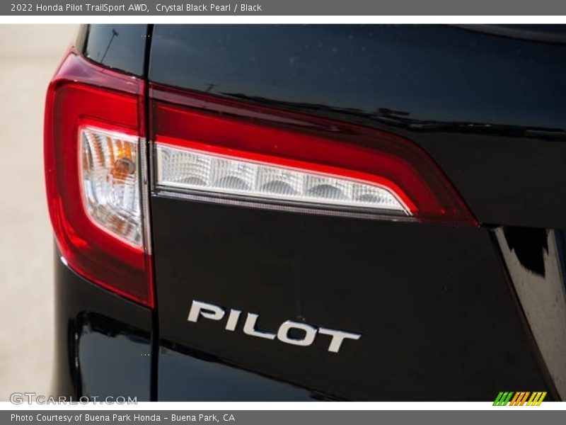 Crystal Black Pearl / Black 2022 Honda Pilot TrailSport AWD
