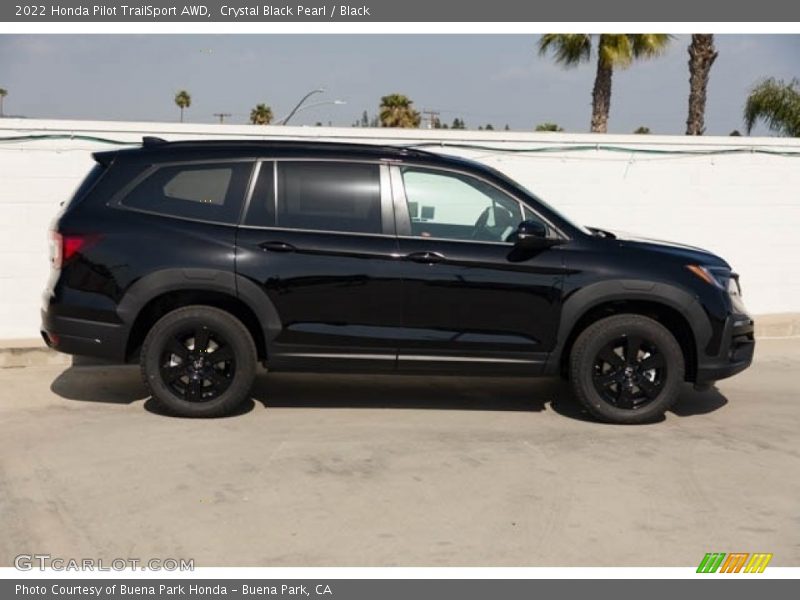 Crystal Black Pearl / Black 2022 Honda Pilot TrailSport AWD