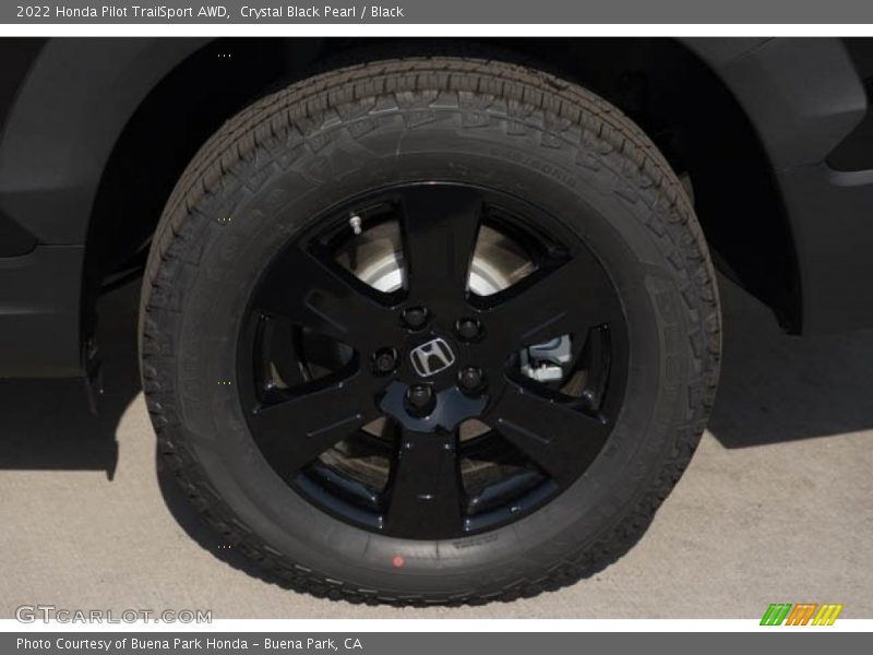 Crystal Black Pearl / Black 2022 Honda Pilot TrailSport AWD