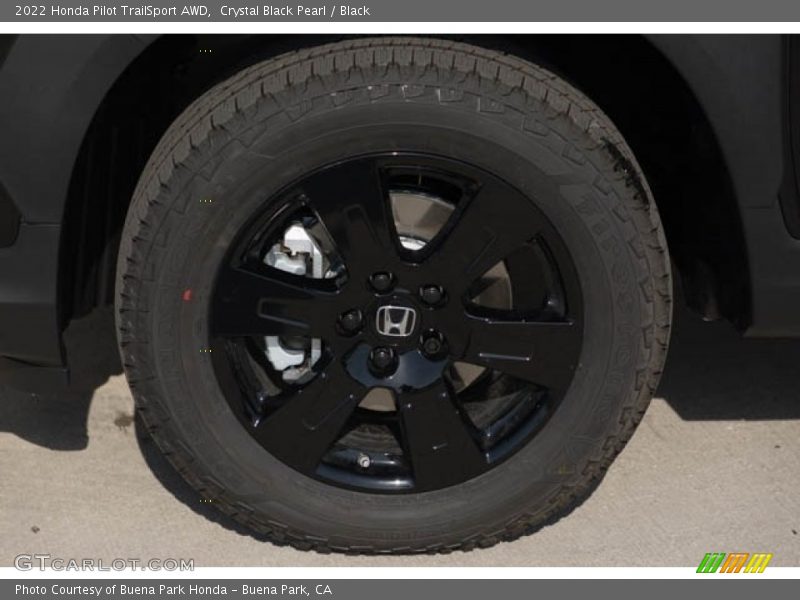 Crystal Black Pearl / Black 2022 Honda Pilot TrailSport AWD