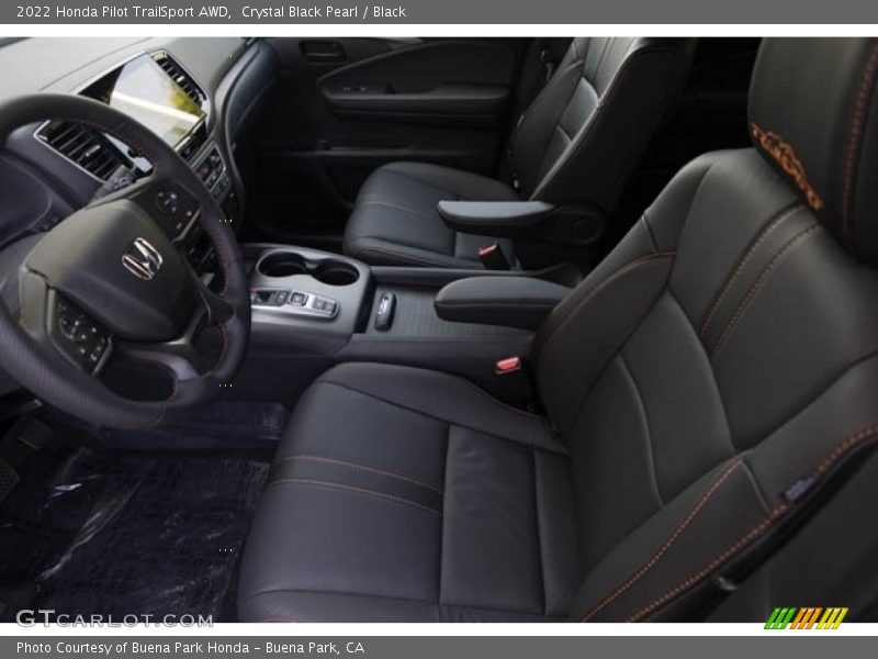 Crystal Black Pearl / Black 2022 Honda Pilot TrailSport AWD