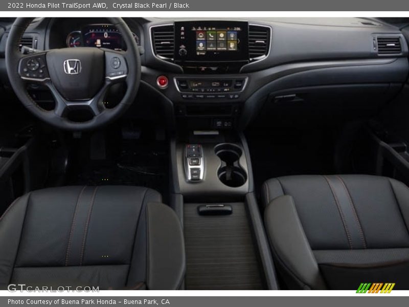Crystal Black Pearl / Black 2022 Honda Pilot TrailSport AWD