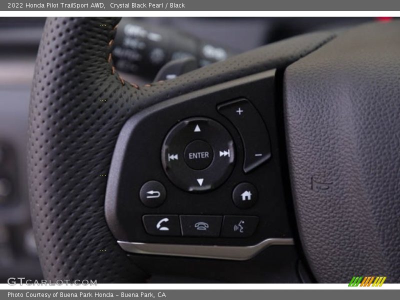 Crystal Black Pearl / Black 2022 Honda Pilot TrailSport AWD