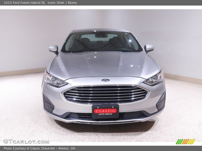 Iconic Silver / Ebony 2020 Ford Fusion Hybrid SE