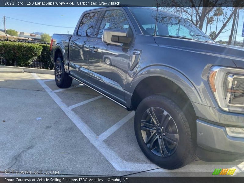 Carbonized Gray / Black 2021 Ford F150 Lariat SuperCrew 4x4
