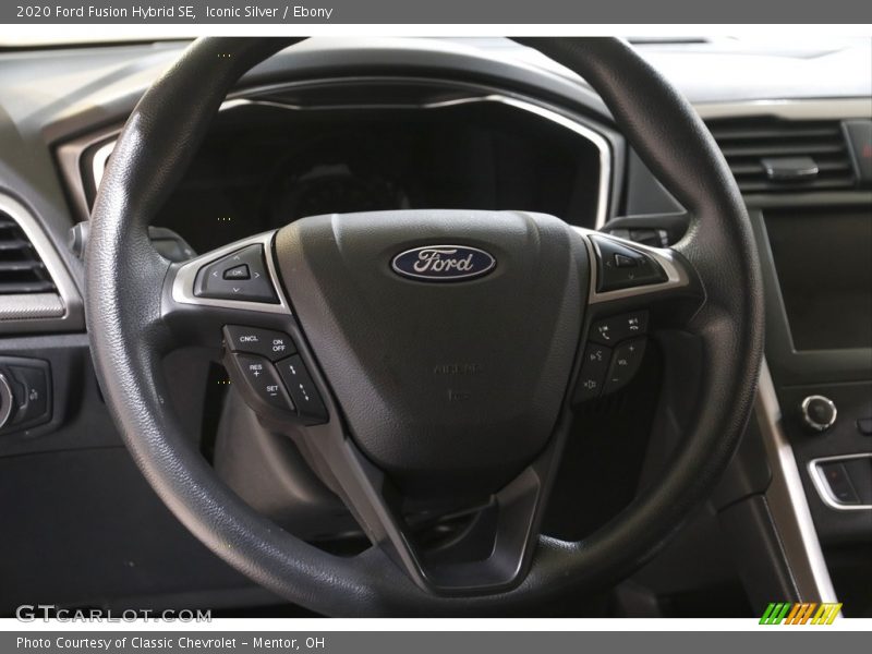 Iconic Silver / Ebony 2020 Ford Fusion Hybrid SE