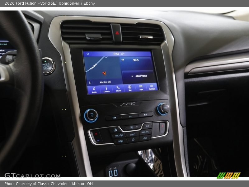 Iconic Silver / Ebony 2020 Ford Fusion Hybrid SE