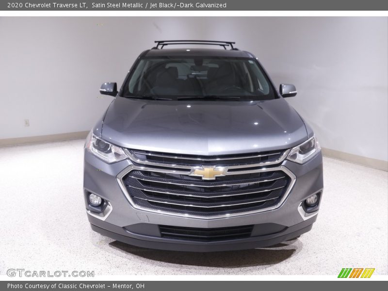Satin Steel Metallic / Jet Black/­Dark Galvanized 2020 Chevrolet Traverse LT