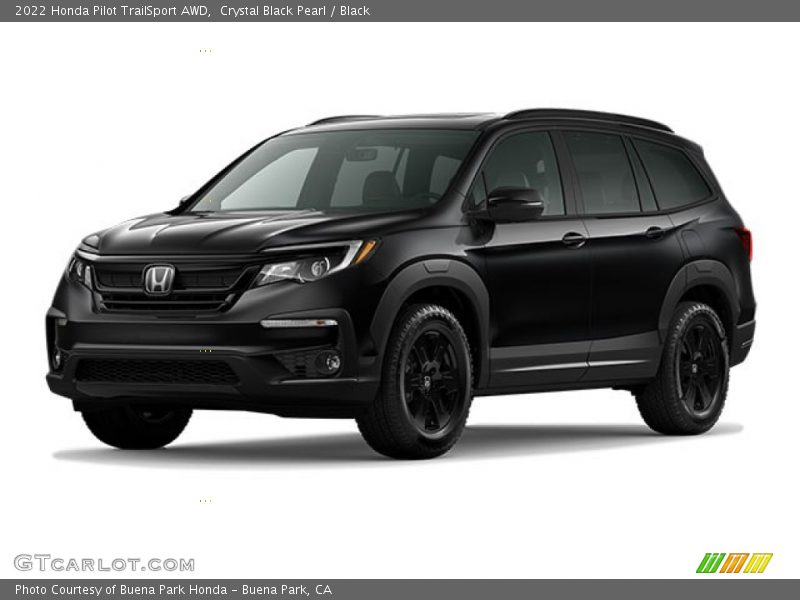 Crystal Black Pearl / Black 2022 Honda Pilot TrailSport AWD