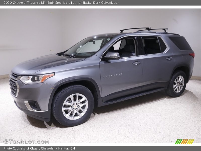 Satin Steel Metallic / Jet Black/­Dark Galvanized 2020 Chevrolet Traverse LT