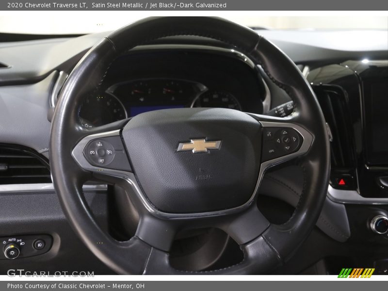 Satin Steel Metallic / Jet Black/­Dark Galvanized 2020 Chevrolet Traverse LT