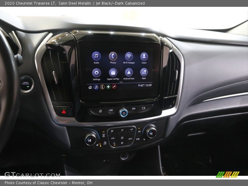 Satin Steel Metallic / Jet Black/­Dark Galvanized 2020 Chevrolet Traverse LT