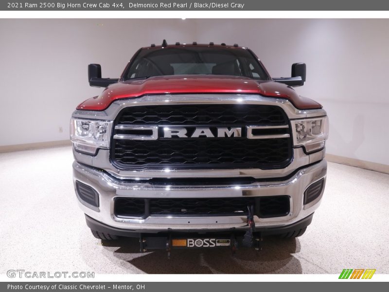 Delmonico Red Pearl / Black/Diesel Gray 2021 Ram 2500 Big Horn Crew Cab 4x4