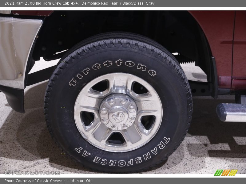 Delmonico Red Pearl / Black/Diesel Gray 2021 Ram 2500 Big Horn Crew Cab 4x4