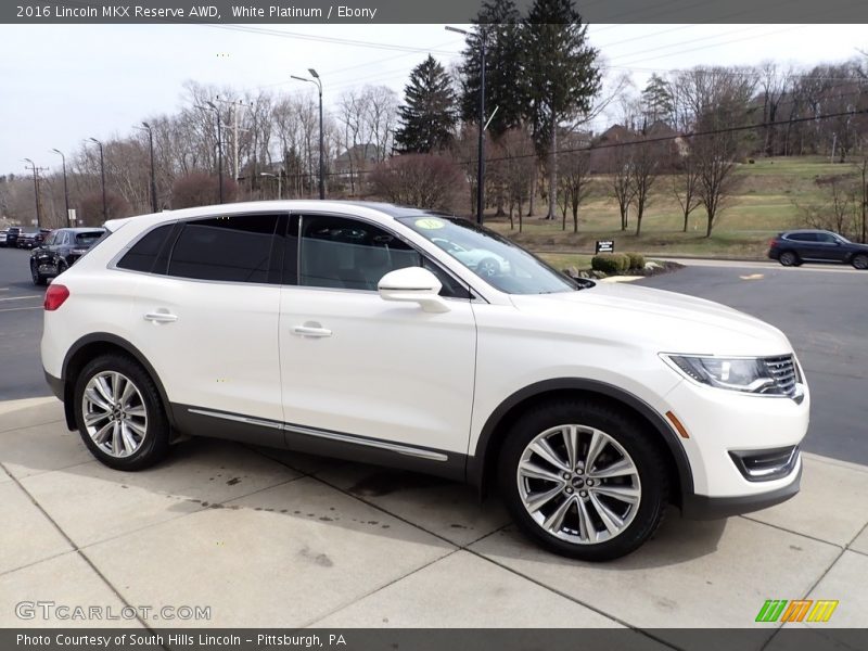  2016 MKX Reserve AWD White Platinum