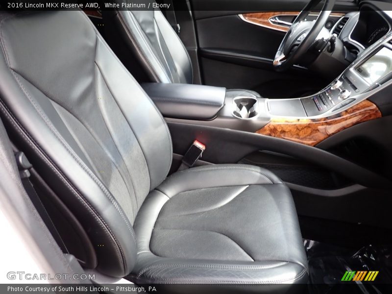 White Platinum / Ebony 2016 Lincoln MKX Reserve AWD