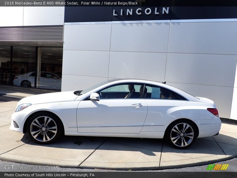  2016 E 400 4Matic Sedan Polar White