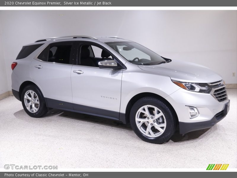 Silver Ice Metallic / Jet Black 2020 Chevrolet Equinox Premier