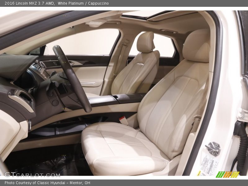 Front Seat of 2016 MKZ 3.7 AWD
