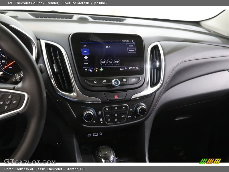 Silver Ice Metallic / Jet Black 2020 Chevrolet Equinox Premier