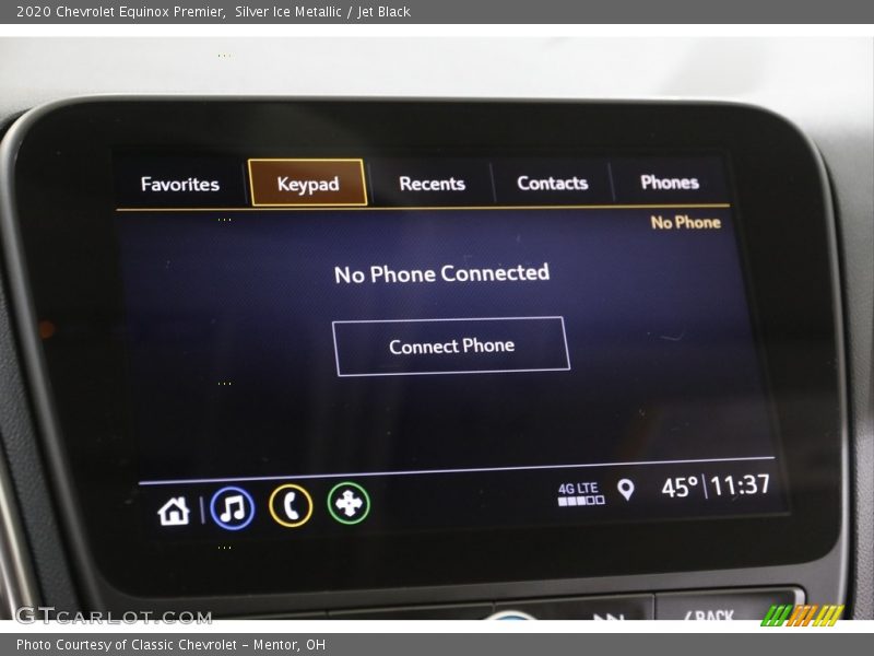 Silver Ice Metallic / Jet Black 2020 Chevrolet Equinox Premier