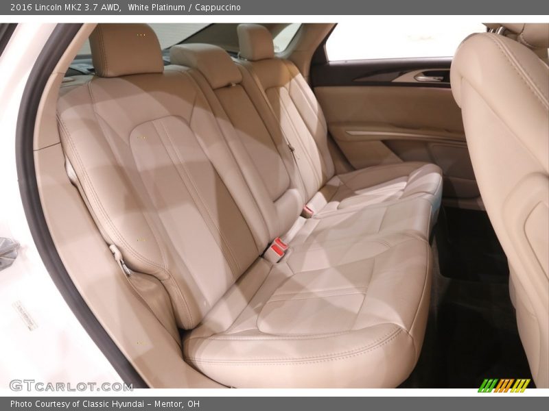 Rear Seat of 2016 MKZ 3.7 AWD