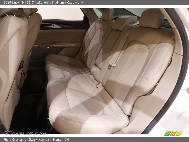 Rear Seat of 2016 MKZ 3.7 AWD